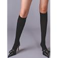Knee Hi Socks Trouser Opaque 3 COLORS White Brown or Black