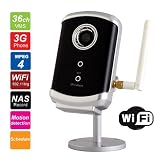 Cam2Life Plug & Play MPEG4 Wireless Network IP Security Camera, Records Clear Video with Sound - Features Remote Viewing, Scheduling, Motion Detection and Email Notification - Easy to Use, Zero Setting Required