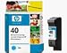 HP No.40 Cyan Inkjet Cartridge