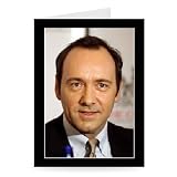Kevin Spacey - Greeting Card (Pack of 2) - 7x5 inch - Art247 - Standard Size - Pack Of 2