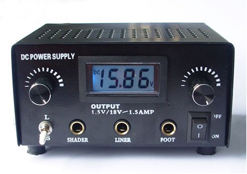 Dual Voltage Power Supply for Tattoo Machine (Run Both Shader