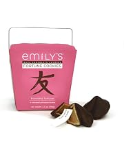 Emily's Dark Chocolate Covered Friendship Fortune Cookies 3.5oz