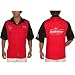 Mens Chase Authentics Nascar Racing Short Sleeve Polo Shirt - Red & Black