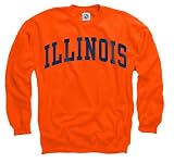 Illinois Fighting Illini Orange Arch Crewneck Sweatshirt