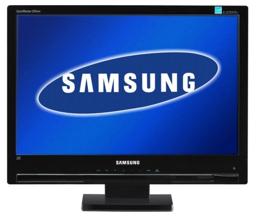 Samsung Syncmaster 225MW 22 Zoll Wide Screen TFT Monitor mit TV Tuner schwarz/anthrazit DVI, HDMI, Lautsprecher, S-Video (Kontrast 700:1, 5 Ms Reaktionszeit)