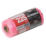 Koch 5391805 No.18 by 225-Feet Twisted 3 Strand Mason Line, Pink
