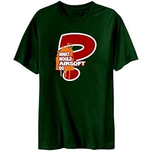 What Would Airsoft Do Sport Herren T-Shirt (Dunkelgrün, Größen X-Small - XXX-Large) What Would Airsoft Do Sport Herren T-Shirt (Dunkelgrün, Größen X-Small - XXX-Large)