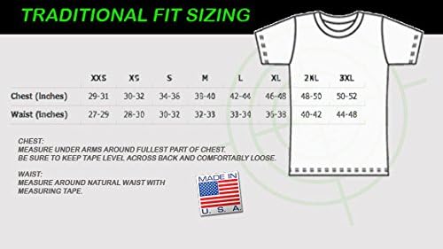 Camo Kitty Heather Black USA Unisex Fit Scoop Neck Tee (Medium)