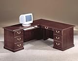 Office Furniture DMI - 66 Inch Executive L-Shaped Desk with Left Return - T ....