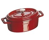  : Staub Mini Oval .25 Quart Cocotte, Pimento Red