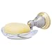 American Standard 8040050.246 Prairie Field Soap Dish, Satin Nickel/Polished Brass Mixage