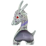 Purple Fantasy Deer Animal Pin Brooch