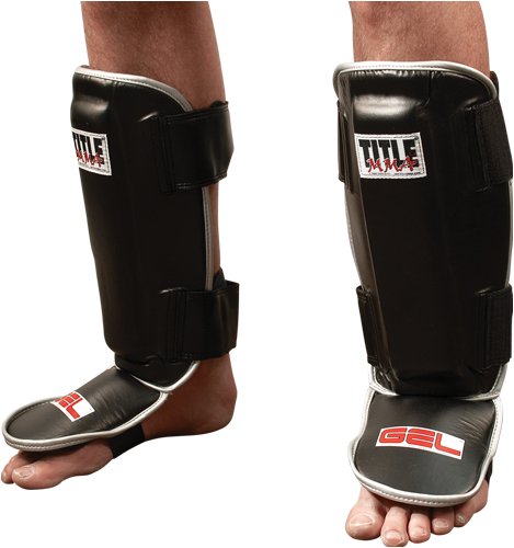 TITLE MMA GEL SHIN INSTEP GUARDS