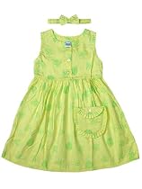 Girls Dress Summer Ruffle Bag Cotton 7-8 Years