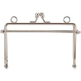 Metal Purse Frame 5'X3-1/2' -Silver'