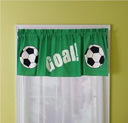 Soccer Window Valance