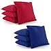 Tailor Spot® All Weather Resistant Cornhole Bean Bags (Set of 8) Set Standard ACA/ACO Regulation Plastic Resin Filled 25+ Colors (Red-Royal Blue)