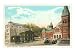 Union Square, Norwich, Connecticut Art Poster Print, 18x13