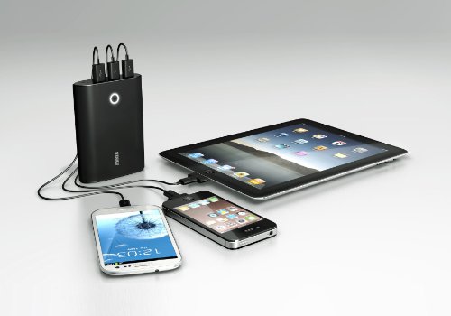 ANKER Astro3 第2世代 12000mAh 高性能 大容量 モバイルバッテリー 3USBポート同時充電 iPhone5S 5C 5 4S / iPad Air / iPod / Galaxy / Xepria / Android / 各種スマホ / Wi-Fiルータ等対応(日本語説明書付き) Astro3 (2gen)