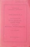 Some methods for the statistical analysis of samples of benthic invertebrates