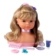 Corolle Hairstyling and Makeup Head - 9 inch Tall with Rooted Blonde Hair and Blue Eyes