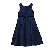 PD Girls' Foil Dot Dress Blue