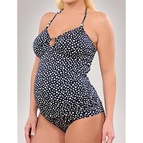 Buy A Pea in the Pod Collection: Halter Maternity Tankini Swimsuit by A Pea in the Pod