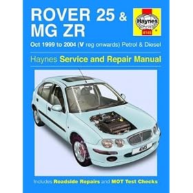 Haynes Workshop Manual ROVER 25 & MG ZR 99-04
