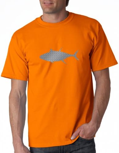 Alaskan Hardgear RR-10TUN Tuna Short Sleeve Graphic Tee, Large, Bright Orange