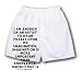 White Boxer Short with I am enough of an artist to draw freely upon my imagination. I...