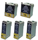 Take4Less 5-pack (3B+2C) T026 T026201 T027 T027201 Black Compatible Ink Cartridges for Epson Stylus Color Ph 810 820 925