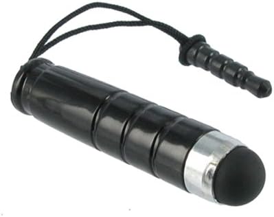 Black Mini 35mm Stylus Pointer Pen with Lanyard for Touch Screen Devices N786H