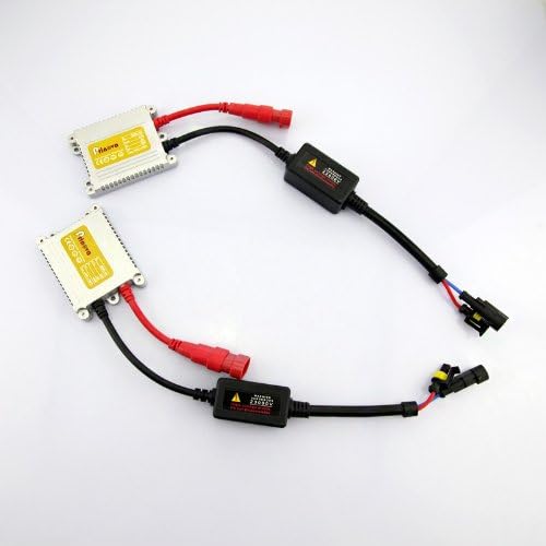 PRINOVA Xenon HID H9 Conversion Kit 2 Single Low Bulbs 2 Digital Slim HID Ballasts 8000K