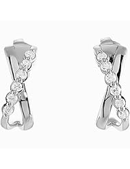 14K White Gold Diamond Earrings - 0.25 Ct. -- LIFETIME WARRANTY