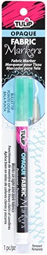 Neww Tulip Opaque Bullet Tip Fabric Marker 1/Pkg-Teal Neww