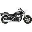 Hard Krome 2-Into-1 Sideburners - Chrome 44-2085