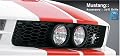 3dCarbon 691039 Ford Mustang GT 05-09 Eleanor Style Grille w/ Pony Emblem