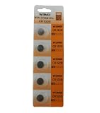 (5) 3v Battery CR1220 CR-1220 Lithium Batteries DL1220