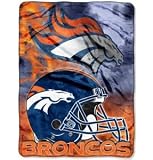 Denver Broncos 60"x80" Royal Plush Raschel Throw Blanket - Aggression Style Warm Durability