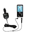 2nd Generation Audio FM Transmitter plus integrated Car Charger for the Philips GoGear SA3104/37 with Gomadic TipExchange Technology