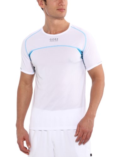 Gore Running Wear Herren Shirt Flash, white/pool blue, L, SFLASB015009 Preisvergleich