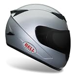 Bell Apex Metallic Silver Full Face Motorcycle Helmet