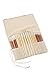 Set of 24 Oil & Acrylic Art Paint Brushes Set with Canvas Roll-Up Storage Wrap Bag