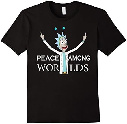 Men's Peace Among Worlds T-Shirt XL Black