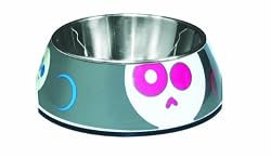 Dogit Style 2-in-1 Dog Bowl, Animated Skulls, X-Small