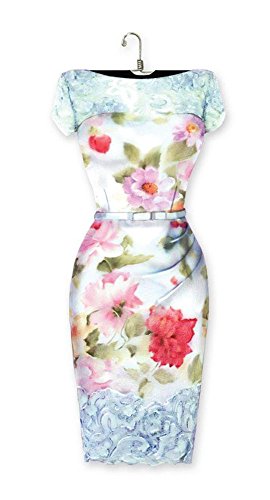 Lily McGee Floral Lace Dress Die Cut Note Pads