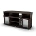 South Shore City Life Collection Corner TV Stand, Chocolate