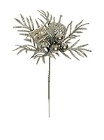 Evergreens Colgante Árbol Glittered Apple Plata