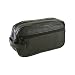 Premium LEATHER Shaving/Toiletry Bag with Handle BLACK