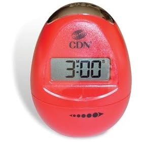 Egg-Shape Timer - Pearl Red